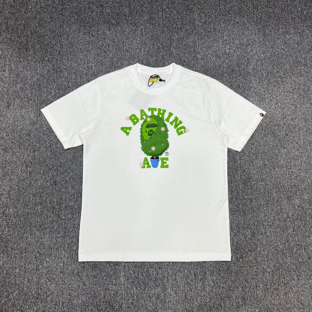 BAPE Green Camo Face Graphic T-Shirt