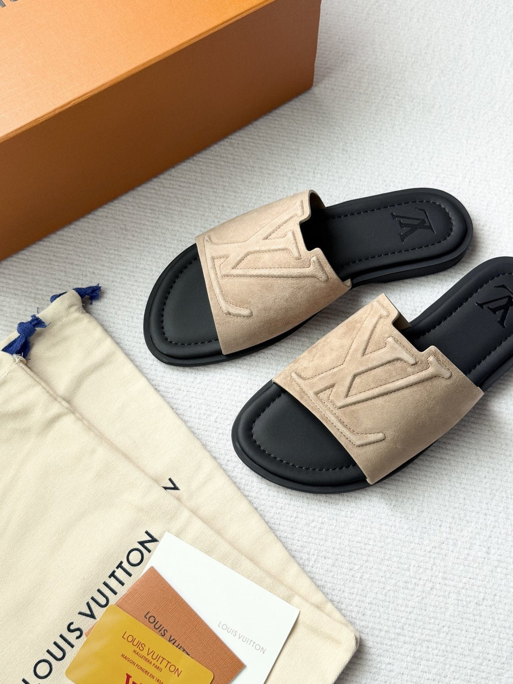 Louis Vuitton Portofino Monogram Slide Sandals